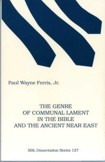 Genre of Communal Lament